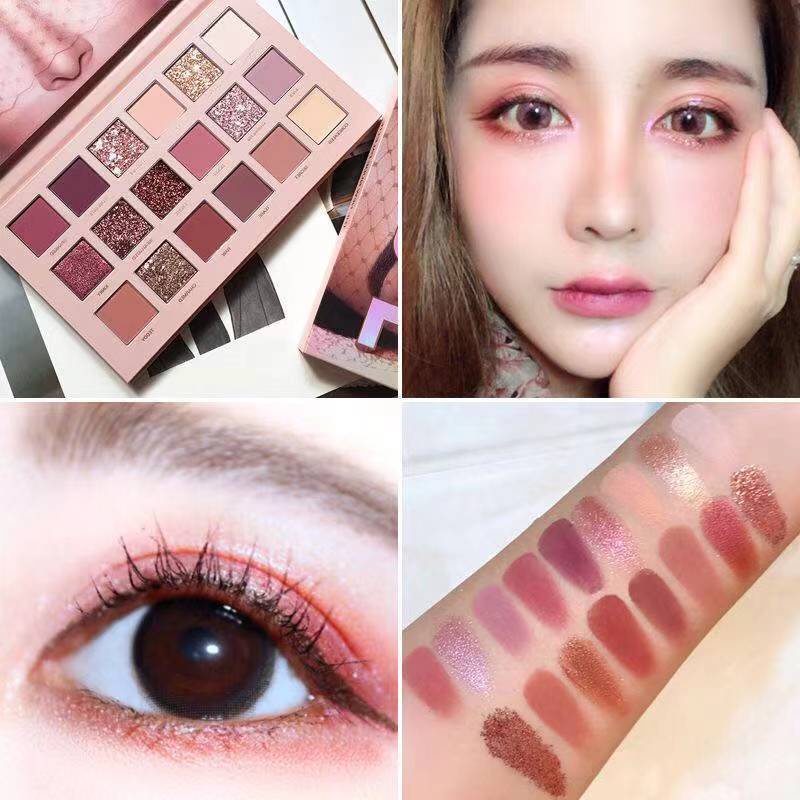 Bảng Phấn Mắt 18 Màu Sắc Chống Nước Chống Nhòe Bền Màu Dài Lâu