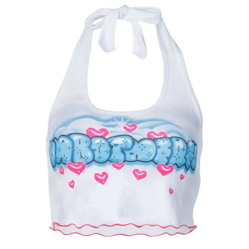 Áo crop top dây thời trang dành cho nữ 2021