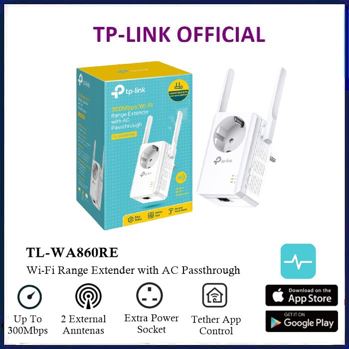 Thiết Bị Mở Rộng Wifi Tp-Link Tl-Wa860Re - 300mbps - Tl Wa860Re