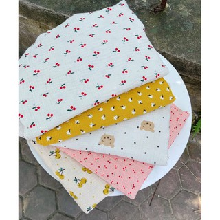 vải xô 100% cotton mẫu mới thiết kế riêng