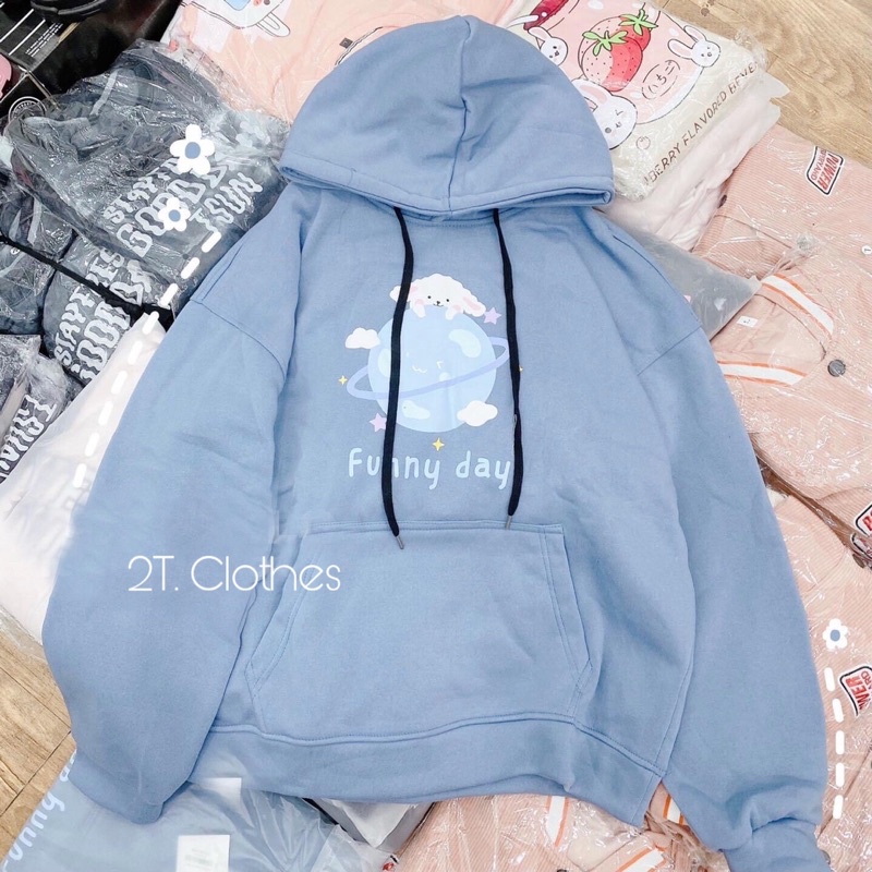 Áo Hoodie Nỉ Lót Bông FUNNY Unisex | BigBuy360 - bigbuy360.vn