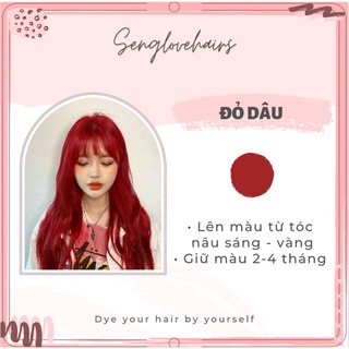 Thuốc nhuộm tóc màu đỏ dâu