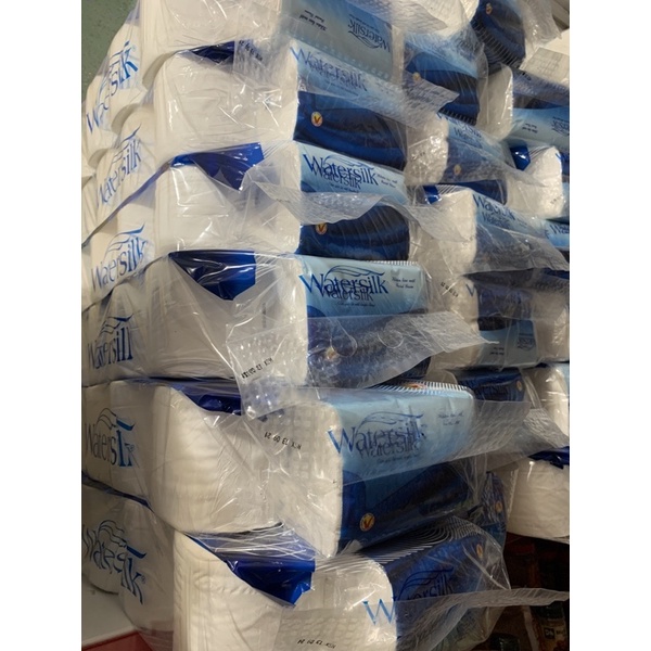 WATERSILK 10 CUỘN 3 LỚP CÓ LÕI( tặng 1 gói rút ngắn watersilk)