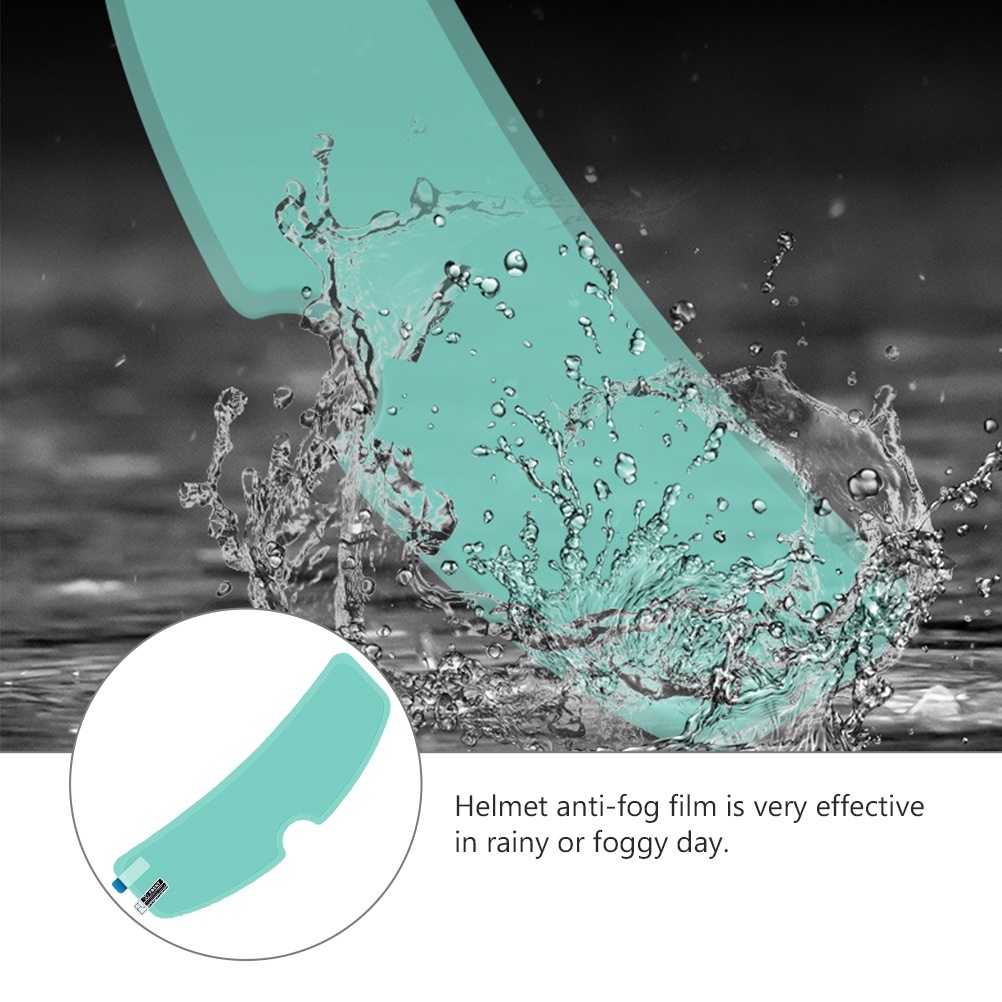 Miếng Dán Chống Sương Mù Không Thấm Nước Cho Mũ Bảo Hiểm