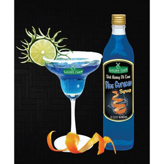 Siro golder farm Vỏ cam Xanh 520ml