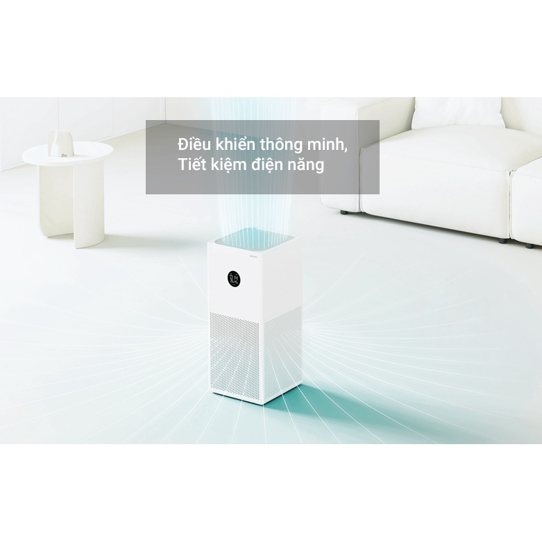 Máy lọc không khí Xiaomi Mi Smart Air Purifier 4 Lite Diện tích lọc lớn 43m2, khử mùi, diệt khuẩn, lọc siêu bụi mịn