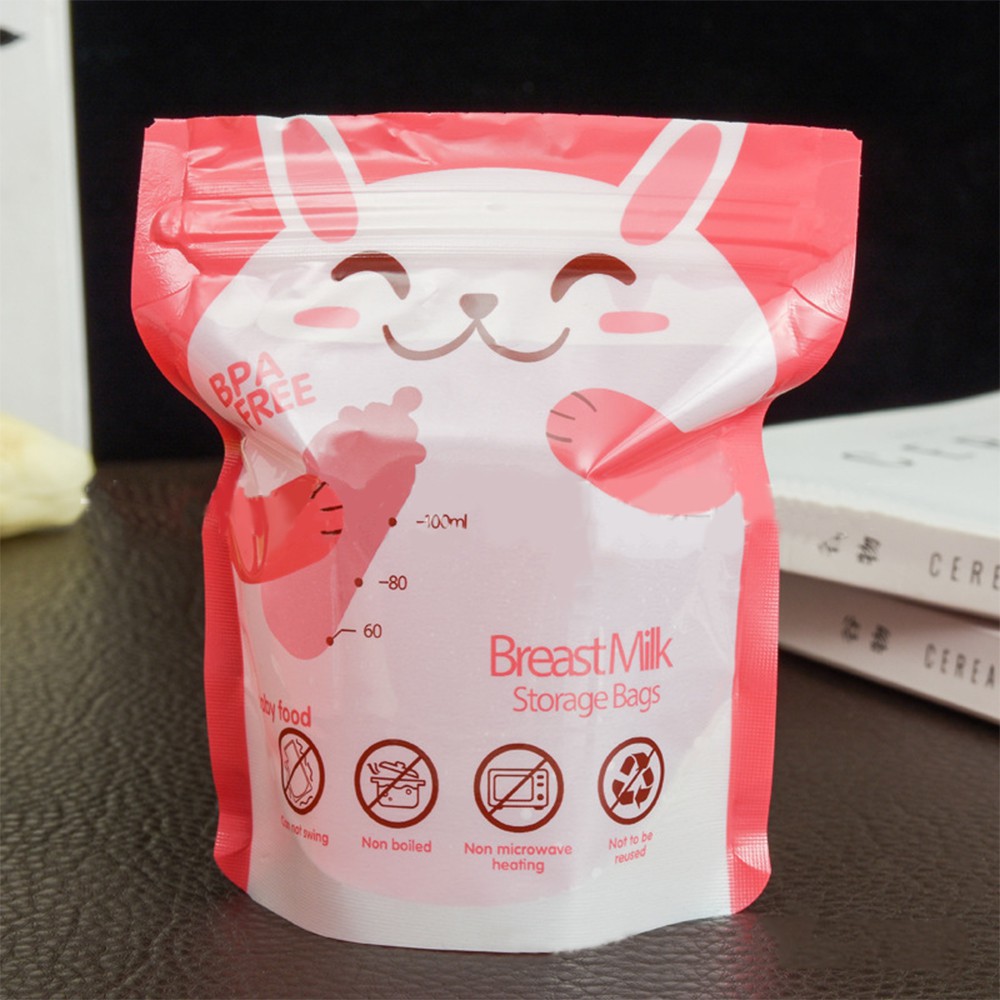 Túi Đựng Sữa Mẹ Cho Tủ Lạnh - Cho Bé Mẫu Con Gấu