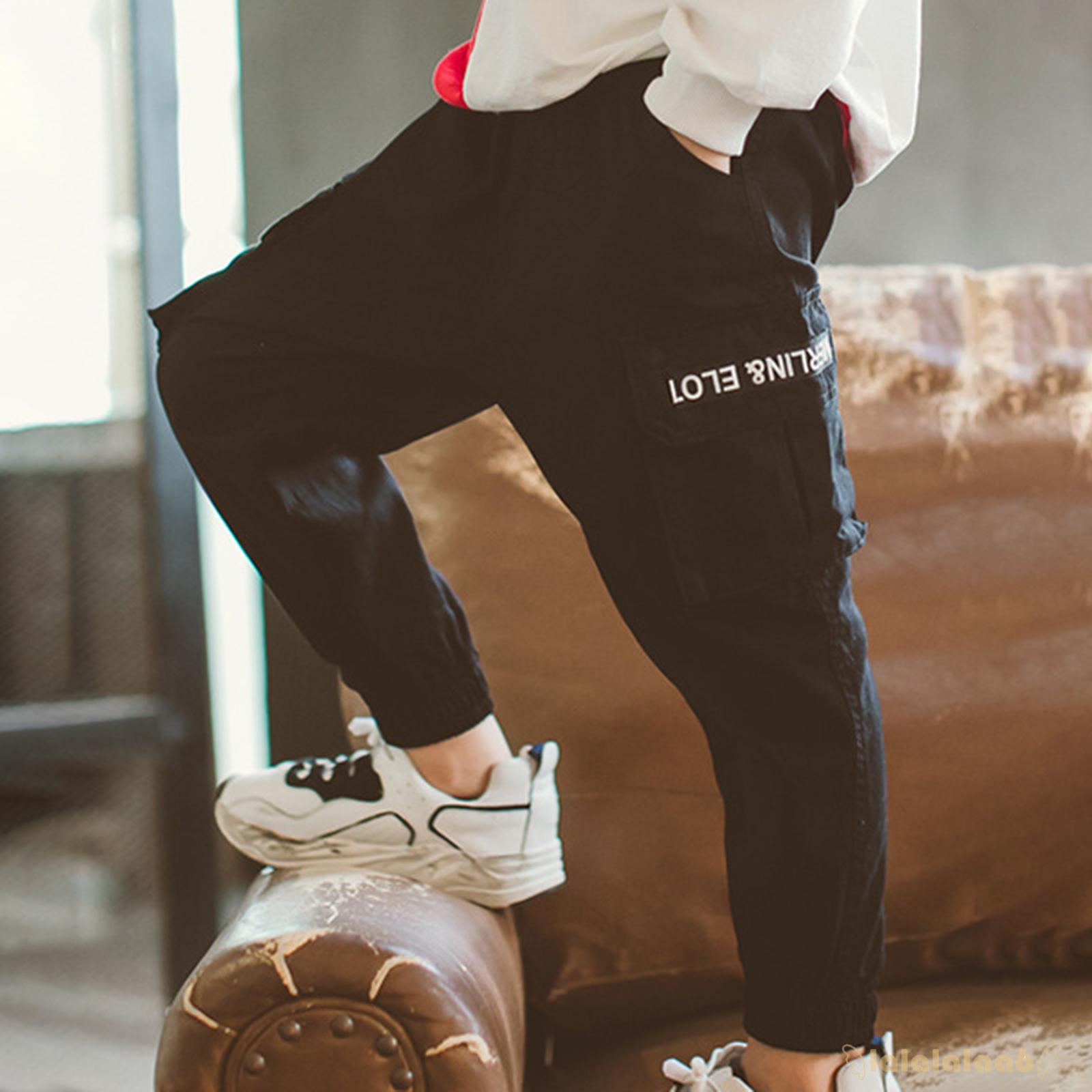 Quần Dài Có Túi Màu Xanh Quân Đội Laa6-Boys