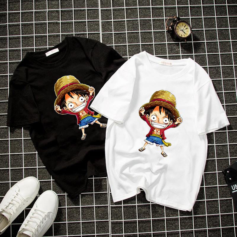 Áo thun Unisex form rộng chibi hoạt hình Hàn Quốc vải dày mịn 2019T1502
