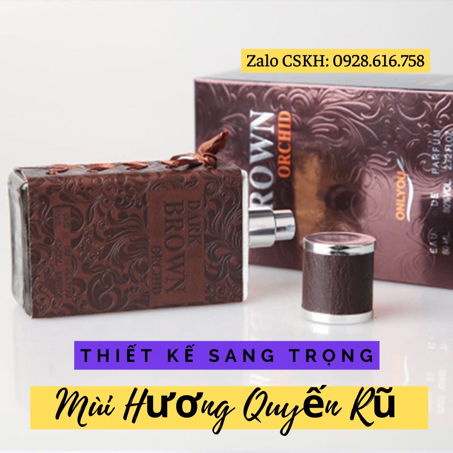 Nước Hoa Nam Cao Cấp Dark Brouwn 80ml Bản Đặc Biệt Nước Hoa Thơm Lâu 12h Sang Trọng, Nam Tính