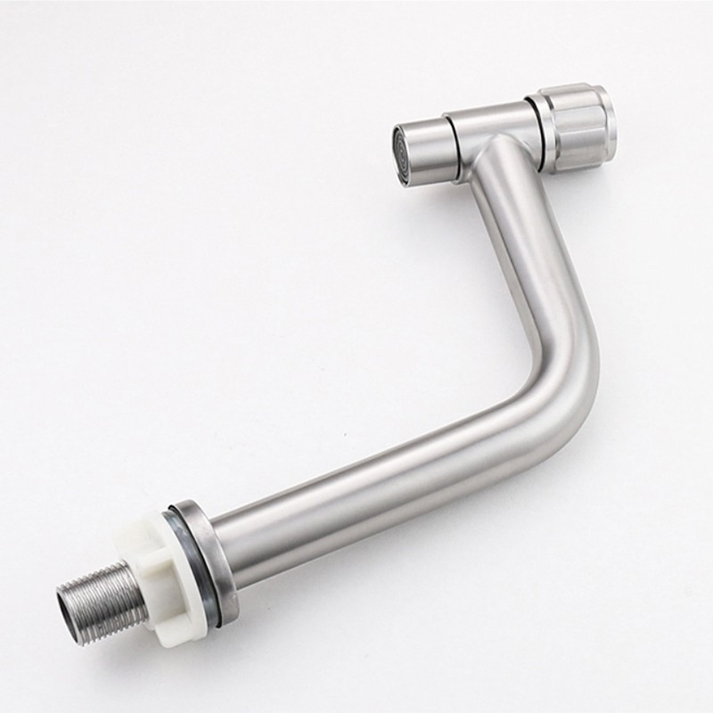 Vòi Nước Đơn Bằng Thép Không Gỉ SUS304 Cho Bồn Rửa Nhà Tắm