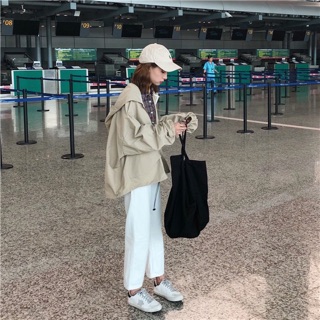 Áo khoác dù form rộng