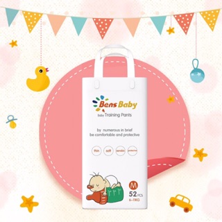 Tã/bỉm quần BENS BABY đủ size M52, L50, XL46, XXL42