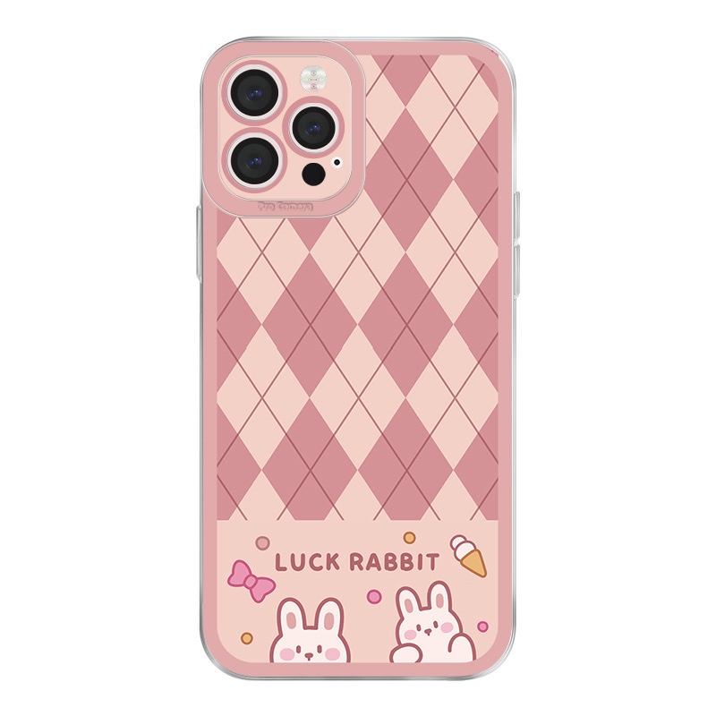 Ốp điện thoại họa tiết kẻ ô hoạt hình đáng yêu cho IPHONE 13 12 11 PRO MAX XS XR XS MAX SE 2020 6 7 8 PLUS MINI | BigBuy360 - bigbuy360.vn
