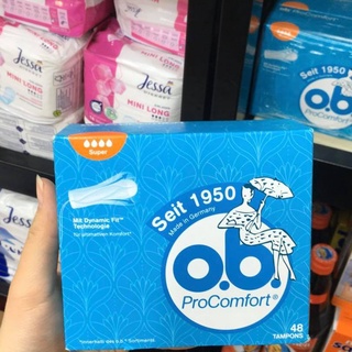 Băng vệ sinh Tampon Ob Đức dạng nút chai - Chuẩn Authenic