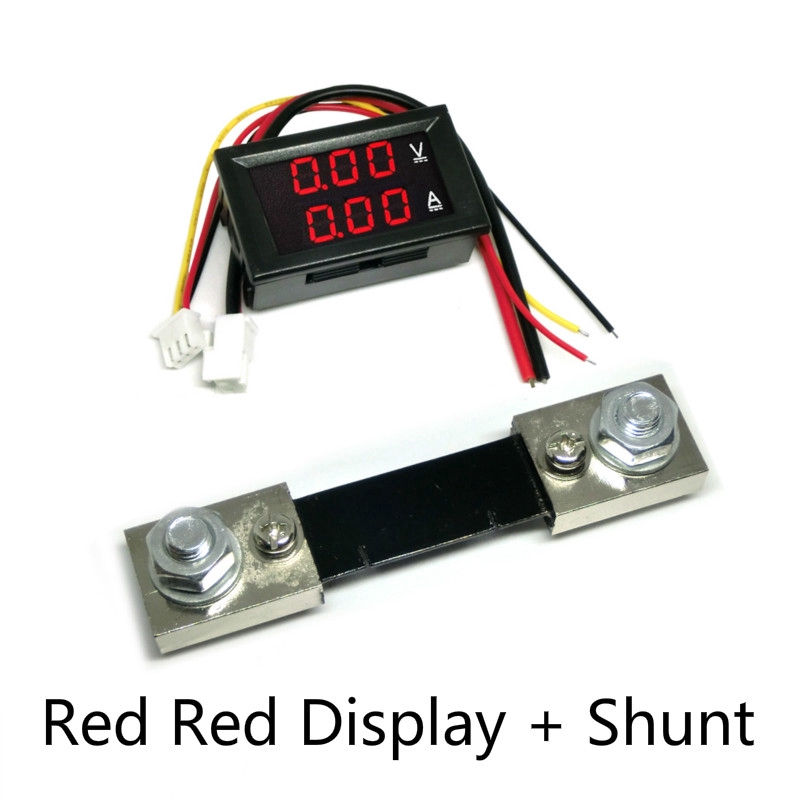 Vôn kế kỹ thuật số 2 trong 1 DC0-100V 1A 10A 50A 100A chất lượng cao