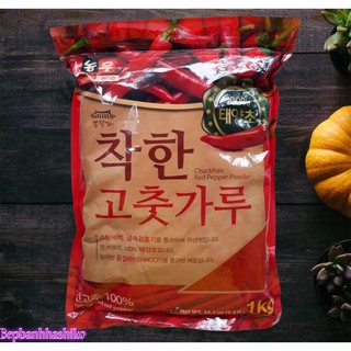 Ớt bột mịn làm kim chi mì cay hàn quốc gói 1kg