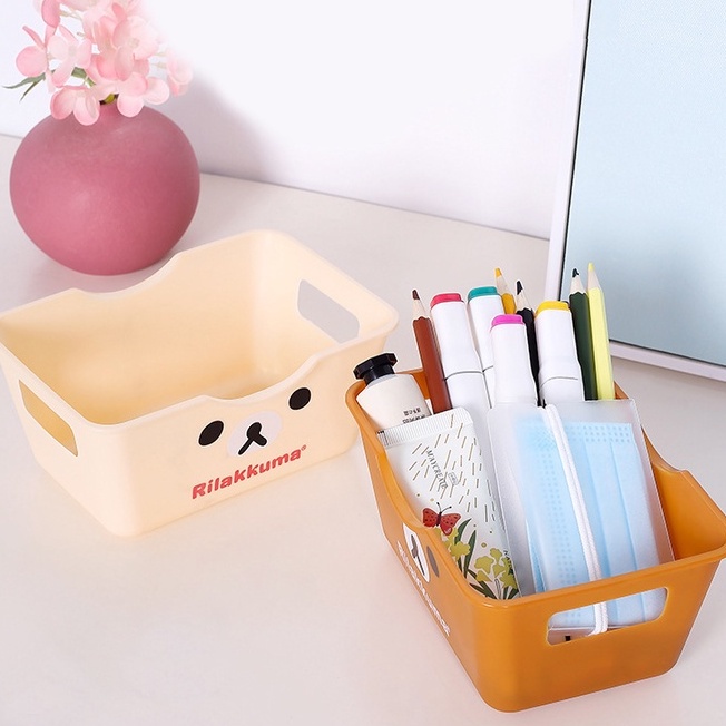 Khay nhựa đựng phụ kiện, giỏ đựng đồ cá nhân văn phòng phẩm