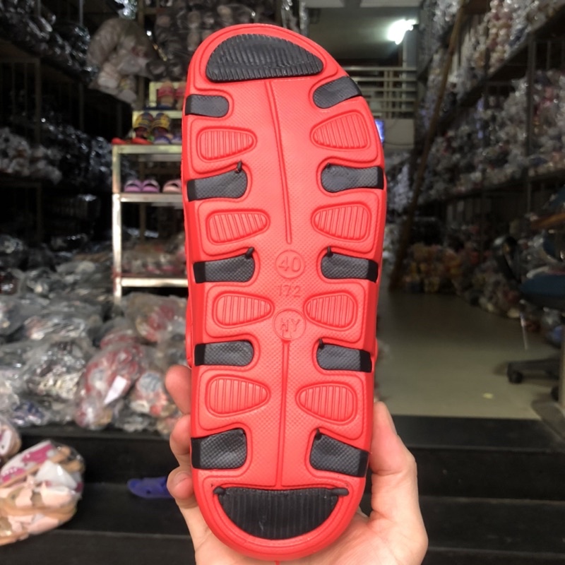 Dép lê bản sục bánh mì crocs nam nữ, xốp siêu nhẹ eva 172