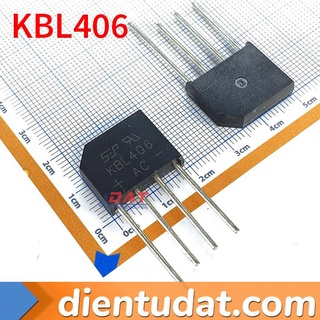Kbl406 diode cầu 600v 4a sip-dip