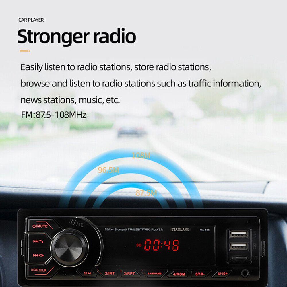 MYRONGVN Máy Nghe Nhạc MP3 FM / USB / AUX Rảnh Tay Tích Hợp Bảng Điều Khiển Dành Cho Xe Hơi