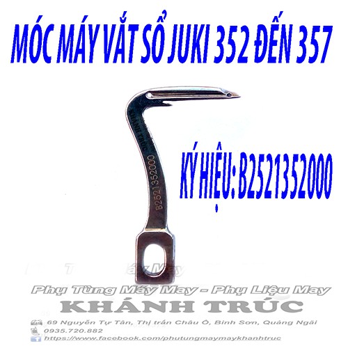 B2521352000 Móc máy vắt sổ JUKI 325 ĐẾN 357 máy may công nghiệp