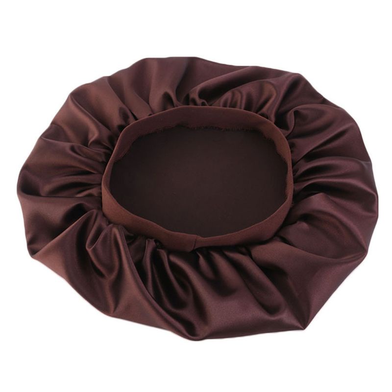 Mũ Trùm Đầu Ngủ Bằng Lụa Giả Màu Sắc Ngọt Ngào Cho Nữ