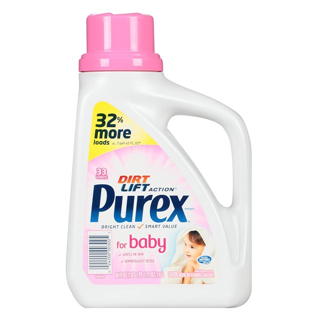 Nước giặt Purex Dirt Lift dành cho Bé - Mỹ - 1.47L