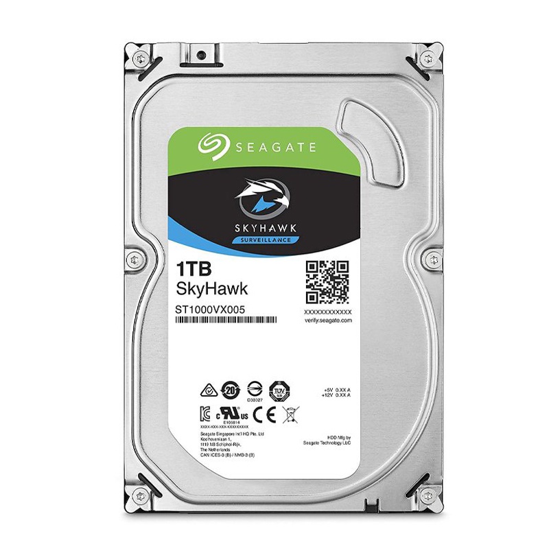 Ổ cứng HDD Seagate Skyhawk 1TB - Nhập khẩu - Bảo hành 24 tháng