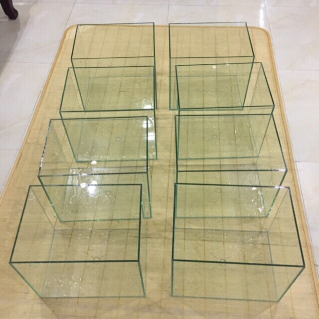 Hồ kính nuôi cá betta và guppy kích thước 15x10x18 cm