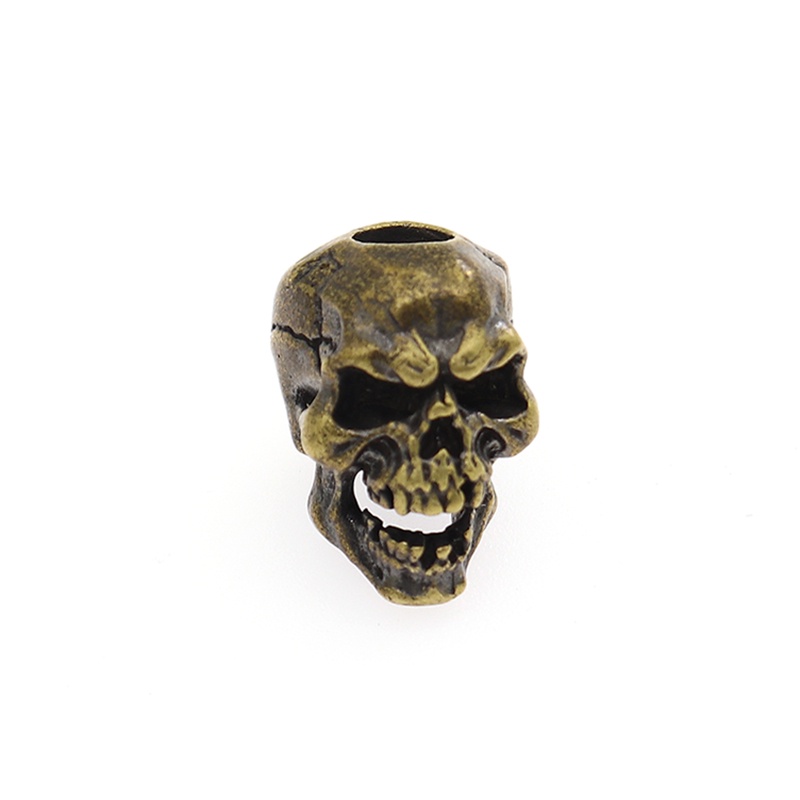 Mặt Dây Chuyền Hình Đầu Lâu Mở Bằng Đồng Thau DIY