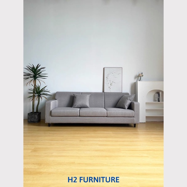 Sofa nỉ hiện đại tinh tế H2 Furniture ngồi vừa 2 đến 5 người cho chung cư văn phòng khách sạn có thể tháo rời và giặt
