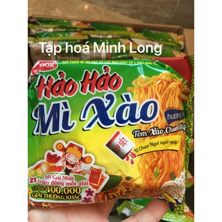 Mì hảo hảo xào tôm chua ngọt