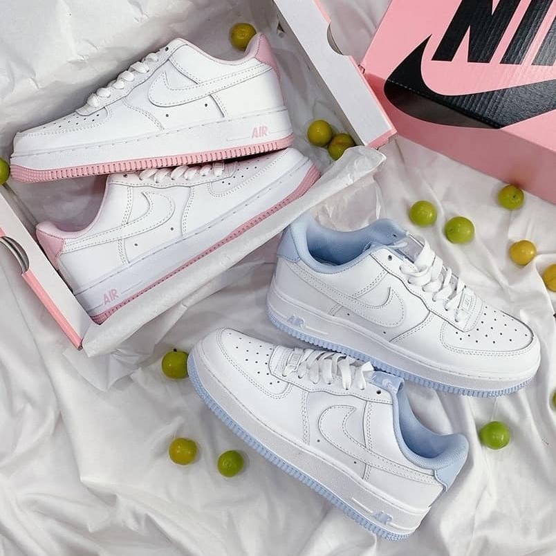 Giày 𝐀𝐅𝟏 Trắng Hồng, Giày Sneaker 𝐀𝐅𝟏 Trắng Xanh mẫu mới hàng cao cấp - Nguyễn Tình sneaker | BigBuy360 - bigbuy360.vn