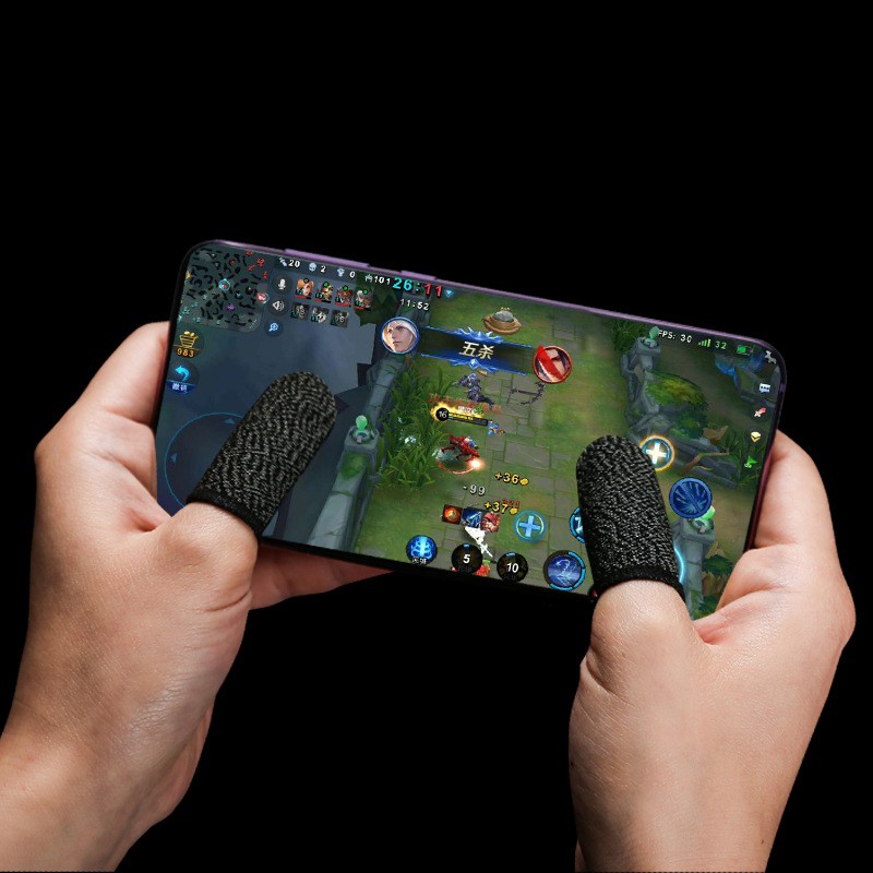 Găng tay chơi game cảm ứng Sợi Bạc - Loại mỏng - Siêu Nhạy - Chống mồ hôi tốt | BigBuy360 - bigbuy360.vn