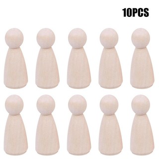 Set 10 Búp Bê Gỗ Chưa Trang Trí