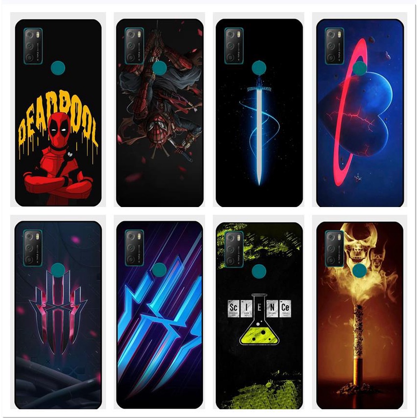 Ốp lưng TCL 20E TCL 10SE TCL 10Pro tcl 10l tcl 20se Ốp lưng silicon TPU hoạt hình điện thoại mềm