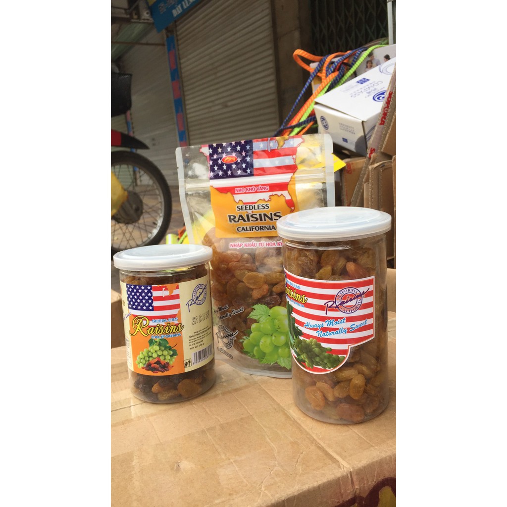 480G NHO KHÔ VÀNG RAISIN MỸ