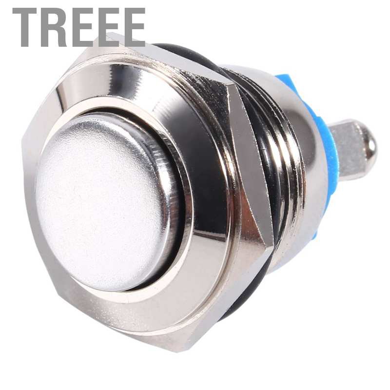 Công Tắc Còi Dạng Nhấn Bằng Kim Loại Chống Nước Treee 16mm