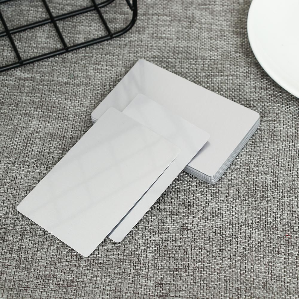 Set 50 thẻ nhôm khác laser đơn giản nhiều màu tùy chọn