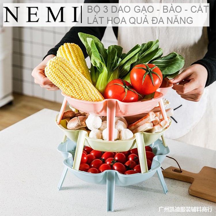 Đĩa Nhựa NEMI Chất Liệu Nhựa ABS Cao Cấp Được Thiết Kế Giúp Bạn Dễ Dàng Xếp Trồng Nhiều Màu Sắc