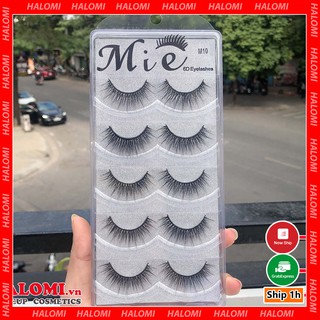 Lông mi giả Mie 10 6D 5 cặp cao cấp chuyên dùng cho makeup