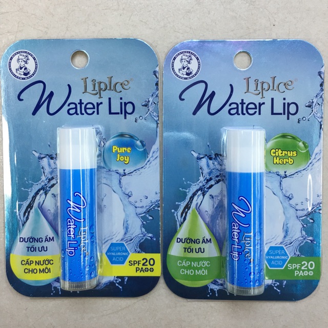 Son dưỡng không màu Lipice WATER LIP