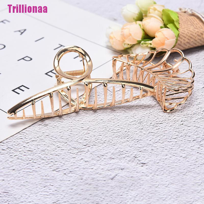 (Hàng Mới Về) Kẹp Càng Cua Bằng Kim Loại Dành Cho Nữ