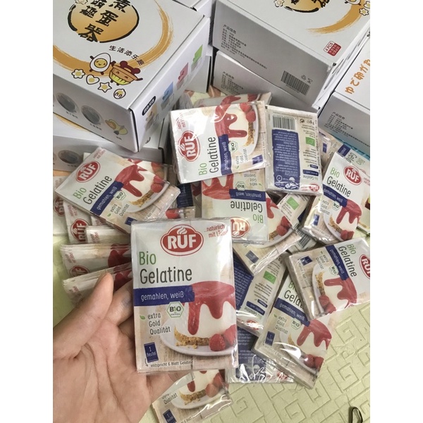 Gelatin Ruf hữu cơ 9g