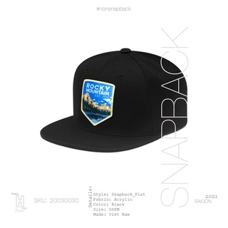 Mũ snapback thời trang nam màu đen cao cấp logo thêu hàng chất lượng tiêu chuẩn xuất khẩu