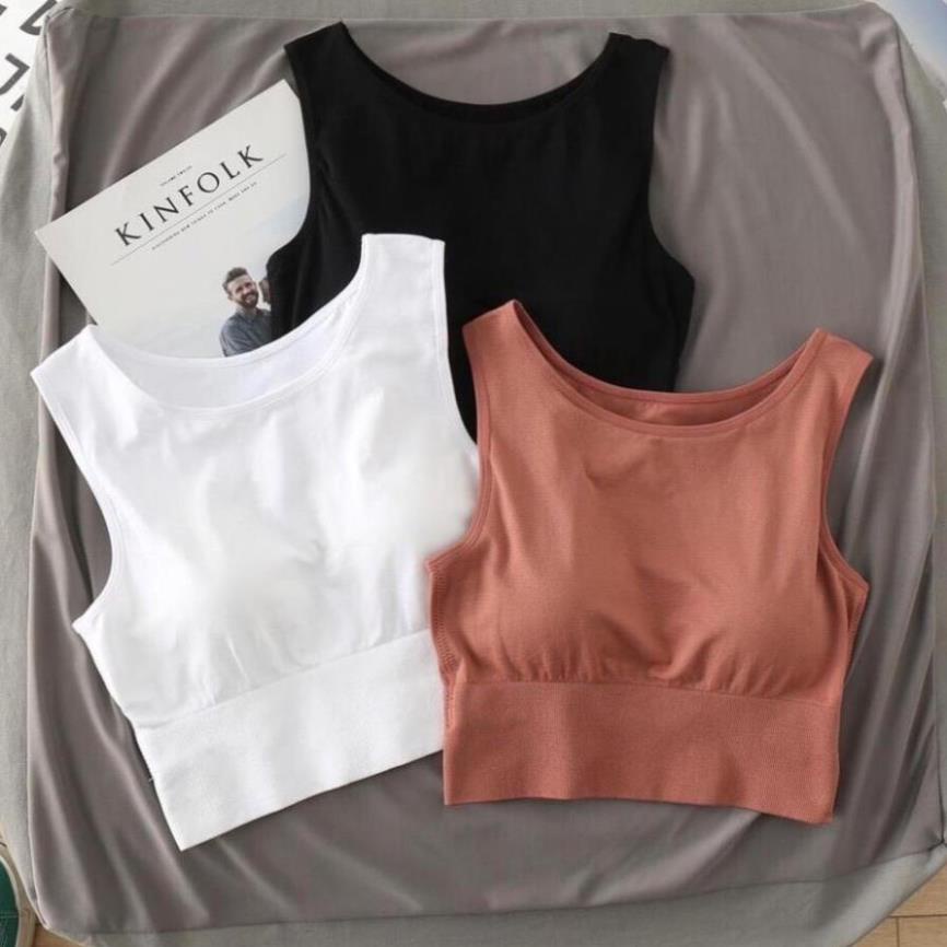 Áo Croptop nữ, Tập Gym, Mặc trong sơ Mi hoặc Vest đều rất ok, chất liêu dệt kim Cao Cấp