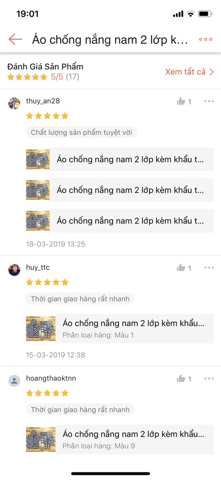 Áo chống nắng nam 2 lớp kèm khẩu trang