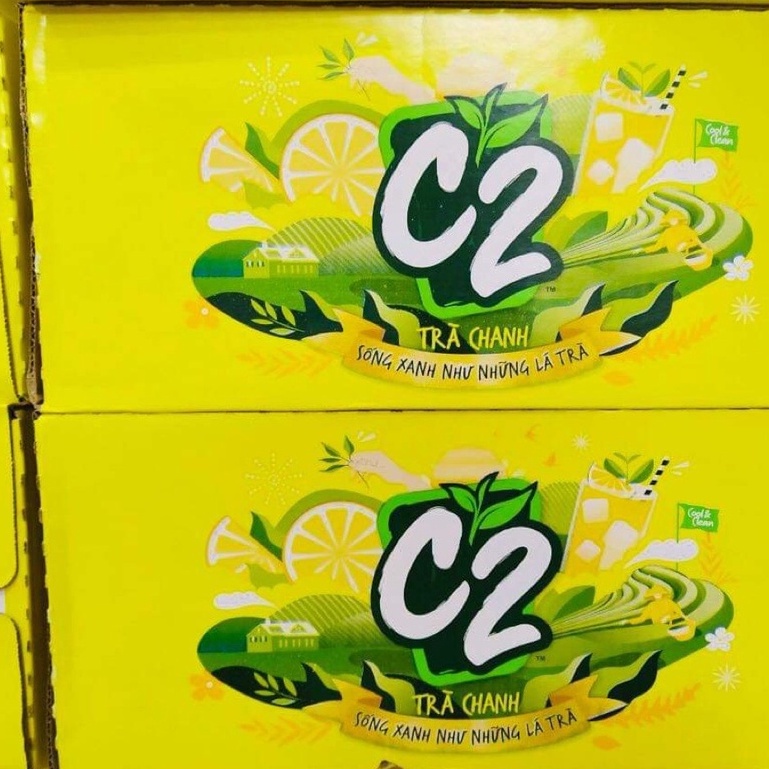 Trà Xanh C2 Chai Nhựa 455ml  Bao bì xuân - Đại lý 273