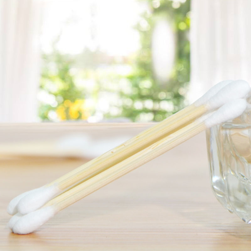 Set 100 Tăm Bông Cotton Hai Đầu Chuyên Dụng Cho Tẩy Trang